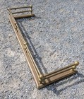 Bronze Brass Fire Place Fender Surround Mantle Ornate 48 5 x16 5  X6 5 