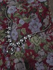 Vintage Navajo Naja Squash Blossum Mother Of Pearl By Willie Haley Navajo Artist