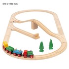 Brio Classic 65th Anniversary 32 Piece Wooden Train Set Eco Friendly Fun