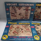 4x Vintage Vogart Textilprints Iron On Transfer Pattern Lot