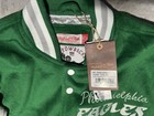 Nwt Princess Diana Lady Di Philadelphia Eagles Mitchell   Ness Jacket Xs