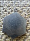 Vintage 800 Silver Charm Antique German Cherub Enameled