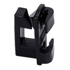 Pack Electric Fence Insulator Clips On Pig Tail Fence Post  Black Insulator 25