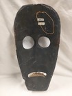 Carved Wooden Skull Wall Art Mask Halloween Sculpture Hanging Decor Indonesia