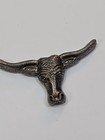 Long Horn Steer Cow Head Lapel Pin