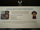 Lionel Messi Signed Fc Barcelona Jersey