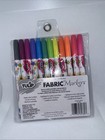 Tulip Fabric Markers Fine Tip Neon 12pc 31780