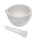 Porcelain Mortar   Pestle Set  50oz - Unglazed Grinding Surface - Eisco Labs
