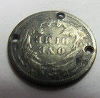 Antique U s barber Dime Victorian Love Token With  Name   Will   Engraved 
