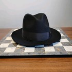 Men s Black Italian Style Snap Back Fedora 