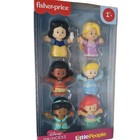 Fisher-price Little People Disney Princess 6 Pack Snow White Ariel Moana New