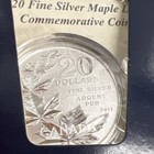 Canada  20 Dollars 2011 Fine Silver Coin Maple Leaves W coa   Ogp