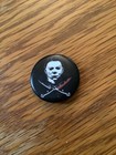 Horror Buttons Michael Meyers Freddy Krueger Vintage Pins Halloween Nightmare