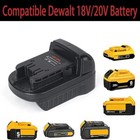 Adapter For Dewalt 18  20v Li-ion Battery Convert To Milwaukee Li-ion Dw18ml