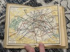 Ww2 Wwii Us Army Military Paris Seen In Four Days Soldiers Guide Book 1944   Map