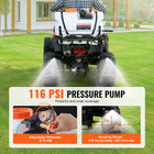 Atv Spot Sprayer With Boom  Outdoor Patio Effortless Use - White