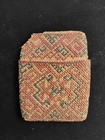 Hand Made Native Antique Vintage Woven Pouch  Leather 