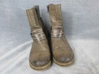 Remonte Boots Womens Size Eu 37 Us 7 Side Zip Ankle Bootie Buckle Brown Leather