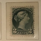Canada 1872 2c Queen Victoria Canada Scott  36 Vf Used Light Cancel Mark 