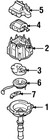 Genuine Gm Distributor Assembly 10470183