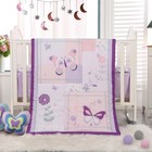 Butterfly Baby Girl Crib Bedding Set - Premium Purple Nursery Bedding  Comforter