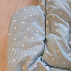 4moms Mamaroo Newborn Infant Baby Plush Padded Seat Insert Pad Blue Polka Dot