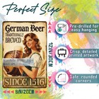 Vintage German Beer Bar Pub Tin Metal Signs Home D  cor 8x12 