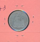 Peru 1864 - Silver  - 1 5 Sol-  3675