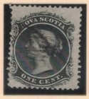 Nova Scotia  8 -  13 1860 Queen Victoria Issue Used F vf