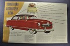 1950 Nash Rambler Brochure Folder Convertible Landau Custom Nice Original 50