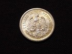 1907 Mexico 10 Centavos Au Bu Large Silver 1 10 Peso Luster Original World Coin