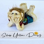 Vintage Scandinavian Troll Figurine Norse Fosse Folklore Resin Boy -  M557 1