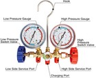 Hvac Ac 3 Way Manifold Gauge Set W  5ft Hoses R134a R410a R22 R32 R404a Tool Kit