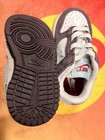 Nike Unisex Toddler Low Top Lace Up Athletic Sneakers Gray white Rubber Sole 5c