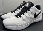 Nike Zoom Vapor 9 5 Tour White Black Federer Rafa Tennis 631458 Mens Size 14