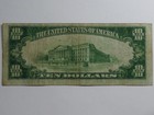 1929  10 Us National Currency - Bank Of America Trust   Savings - San Francisco