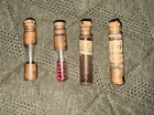 Late 1800   s Med Surgical Instruments Wallet  Syringe Case And 4 Medicine Vials