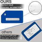 8pack Luggage Tags For Suitcases With Name Id Card  Silicone Backpacks Handbags