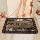 Non Slip Welcome Doormat Outdoor Indoor Entrance Door Mat Decorative Floor Rug