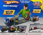 Hot Wheels Speedy s Dealership City Sets Vehicle Playset  Race  Wash   Park  New