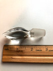 Vintage Polished Fitted Glass Bottle Decanter Stopper Home Decor  stopper Only 