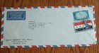 Rare Iraq 1963 Cover To Usa With 8th Anniversary Of Revoloution Stamp    Human 
