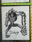 Kiss Art Print Paper 4pc Set Eric Ace Gene Paul 1989 Ks Artist Vintage Kiss