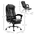 Leather High Back Executive Office Chair Swivel Desk Task Computer Ergonomic