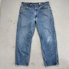 Vintage 1997 Levis 550 Relaxed Fit Jeans Mens 36x29 Made N Usa Medium Wash Denim
