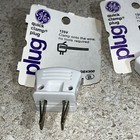 G792c  2 New Old Stock Ge 2-prong Electric Cord Plug End Ge4300 125v Quick Clamp