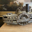 Wilkins Cast Iron  puritan  Toy Steamboat Antique 1888-1900