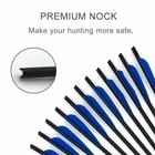 12pcs 20  22  Crossbow Bolts Carbon Arrows Archery Hunting Half Moon Nock Arrows