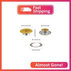 Harfington 300set Grommets Kit Metal Eyelets 10mm 2 5  Hole Tiny Grommet With Wa