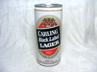 Vintage Steel Beer Can Carling Black Label Lager United Kingdom 440ml